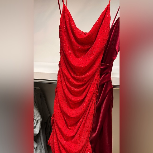 babyboo red dress BabyBoo Maggie Maxi Dress Red